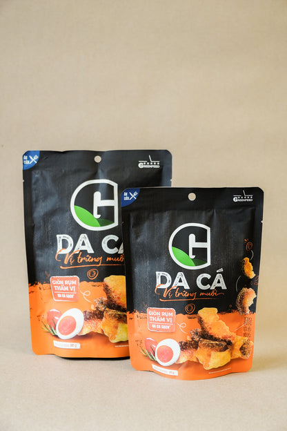Greenfeed - Da Cá Trứng Muối | Dried Fish Skin Salted Egg [bag/50gr]
