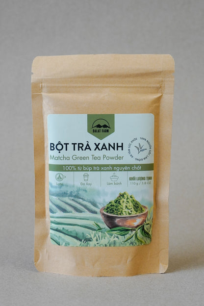 Đà Lạt Farm - Bột Trà Xanh | Matcha Green Tea Powder [bag/110gr]