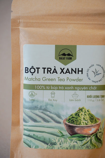 Đà Lạt Farm - Bột Trà Xanh | Matcha Green Tea Powder [bag/110gr]