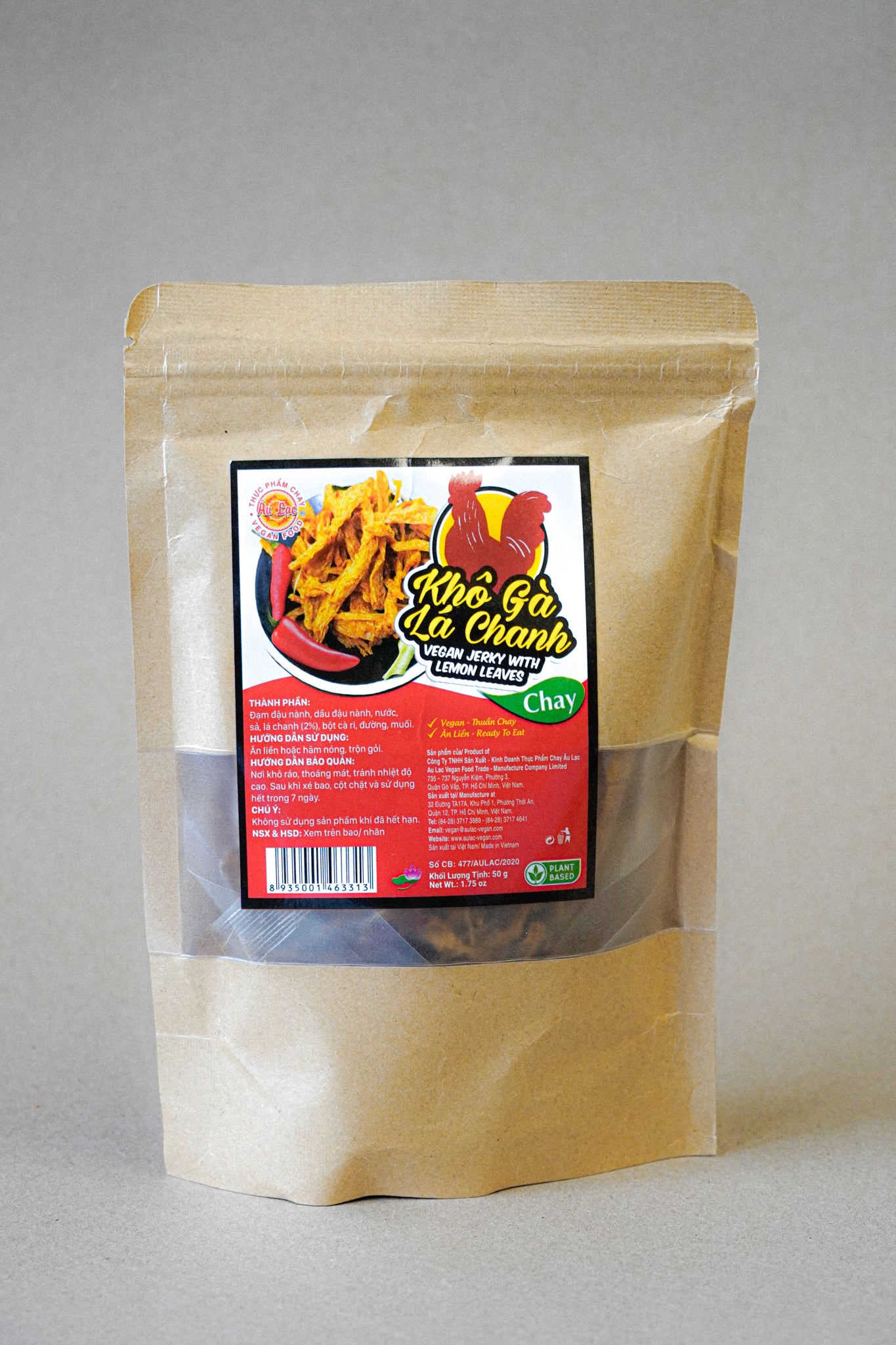 Âu Lạc - Khô Gà Lá Chanh Chay | Vegan Jerky With Lemon Leaves