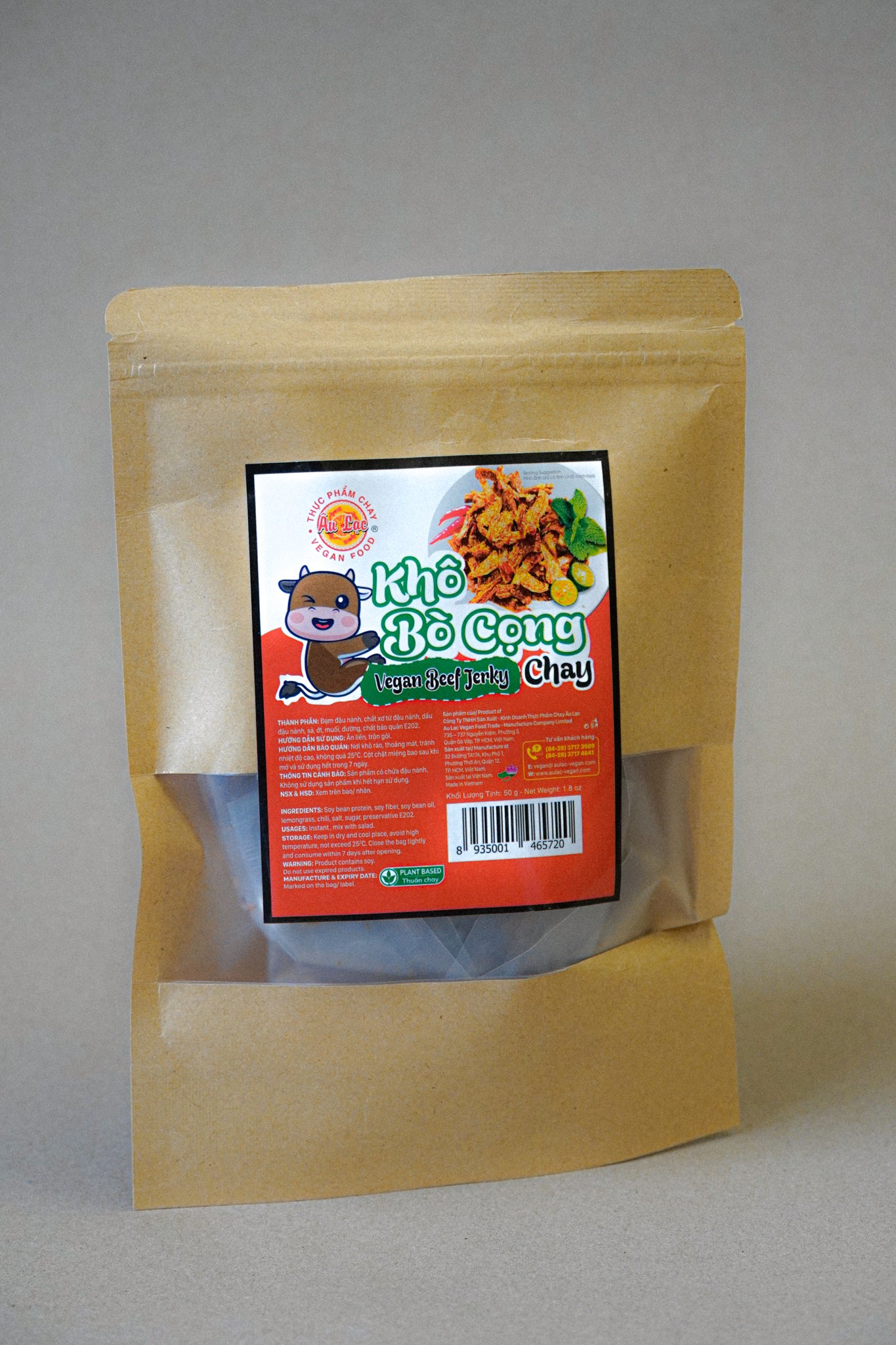 Âu Lạc - Khô Bò Cọng Chay | Vegan Shredded Beef Jerky