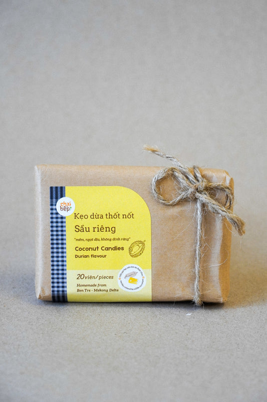 Chái Bếp - Kẹo Dừa Vị Sầu Riêng | Coconut Candies - Durian Flavour