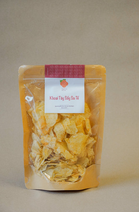 Ngon Lạ Đà Lạt - Khoay Tây Sấy Sa Tế | Satay Potato Chips