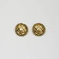 Emiline - Vintage Round Gold Earrings