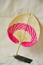 La Botanica - Small Dark Pink Fan