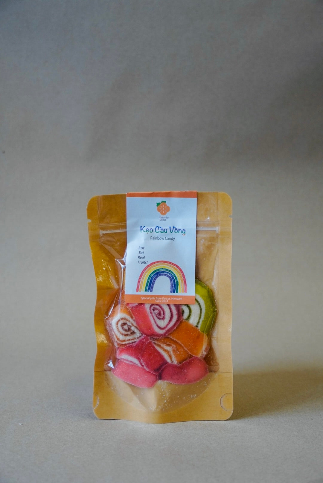 Ngon Lạ Đà Lạt - Kẹo Cầu Vồng Xoắn | Rainbow Twist Candy [bag/120gr]