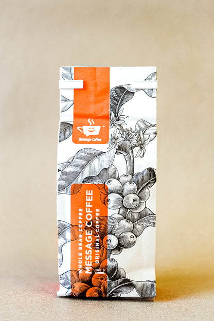 Message Coffee - Arabica Cầu Đất Nguyên Hạt | Arabica Cau Dat Whole Bean Coffee [bag/200gr]