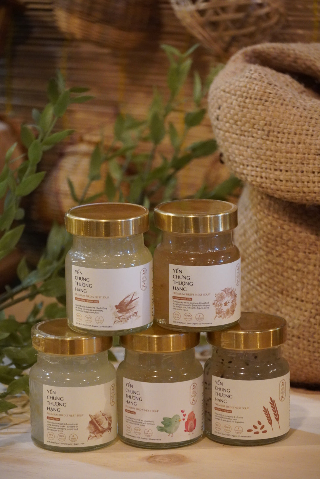 Yến Nhà - Yến Chưng Thượng Hạng Đông Trùng Hạ Thảo Và Nhuỵ Hoa Nghệ Tây | Cordyceps and Saffron Bird's Nest Soup