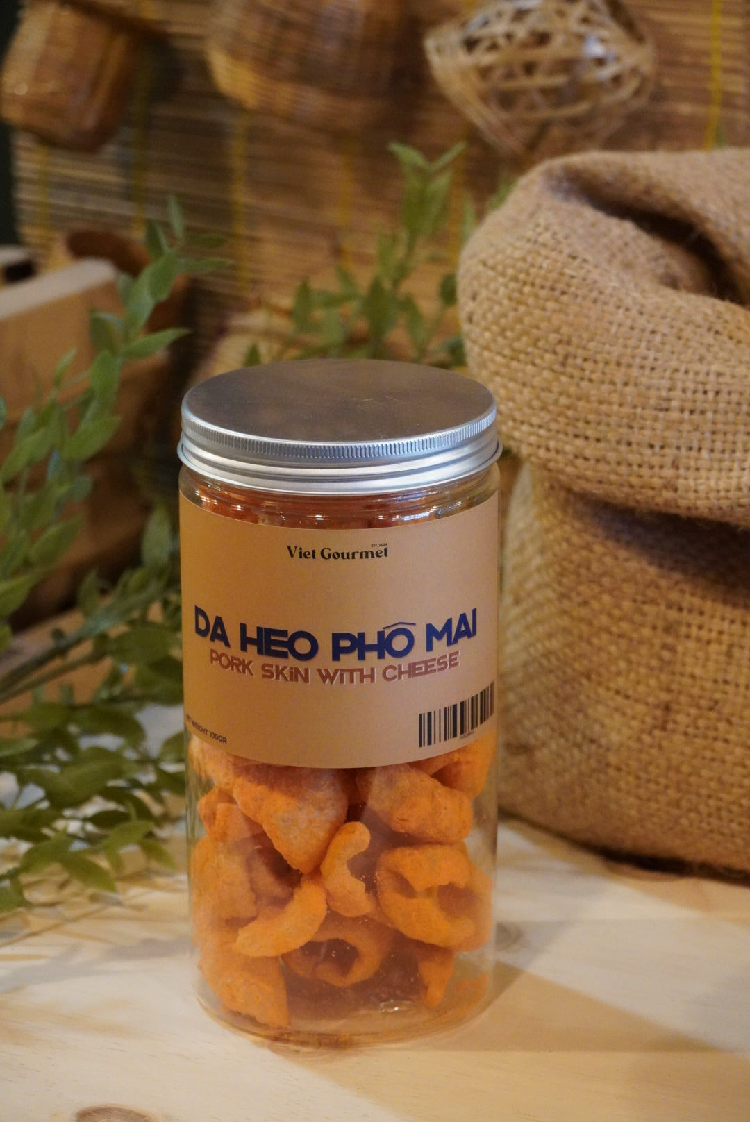 Viet Gourmet - Da Heo Phô Mai | Pork Skin with Cheese