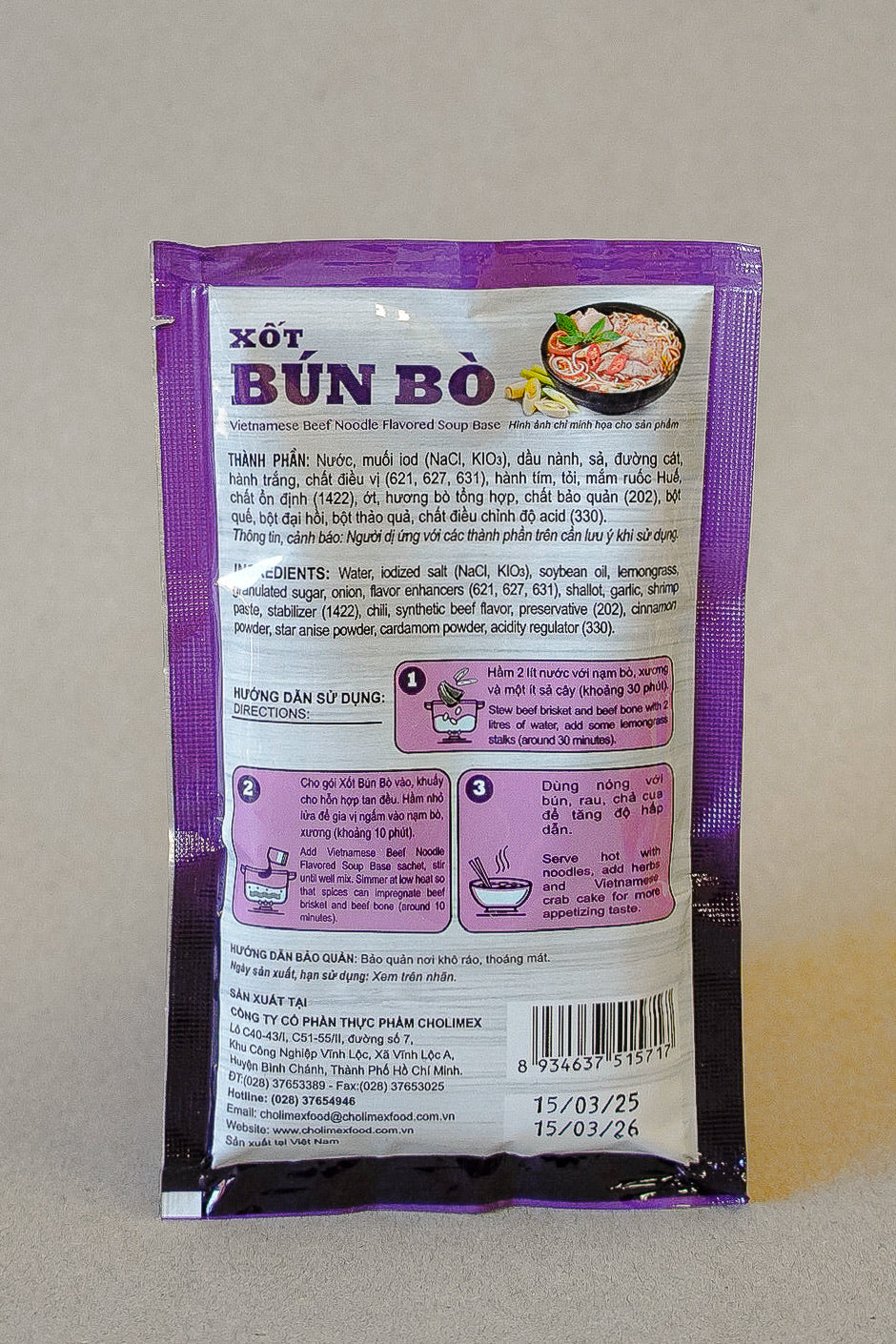 Cholimex - Sốt Bún Bò | Beef Noodle Soup Sauce