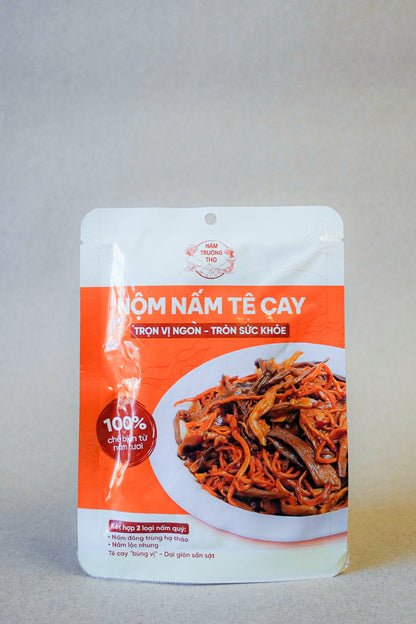 Nấm Trường Thọ - Nộm Nấm Tê Cay | Spicy and Numbing Mushroom Salad