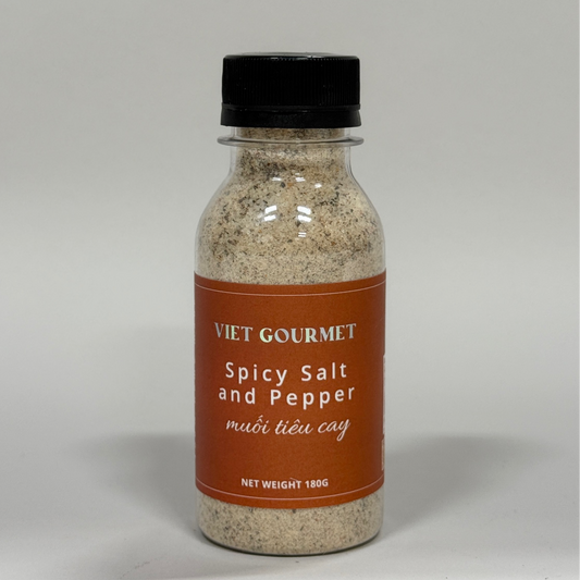 Viet Gourmet - Muối Tiêu Cay | Spicy Salt and Pepper [bottle/180gr]