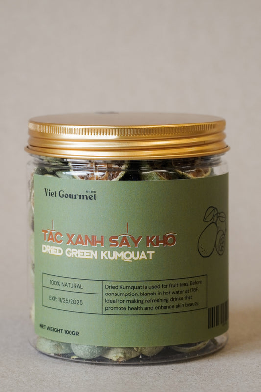 Viet Gourmet - Tắc Xanh Sấy Khô | Dried Green Kumquat