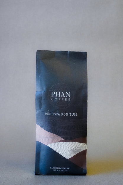 Phan Coffee - Robusta Kon Tum Nguyên Hạt | Robusta Kon Tum Whole Bean