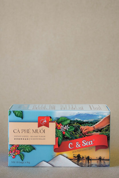 Le Plateau - Cà Phê Muối C&SEA | Instant Coffee - Sea Salt Flavor [box/10 bags]