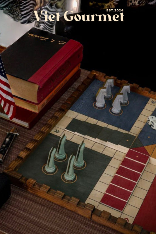 Viet Gourmet Toys - Cờ Cá Ngựa Gỗ - Horse Race Game