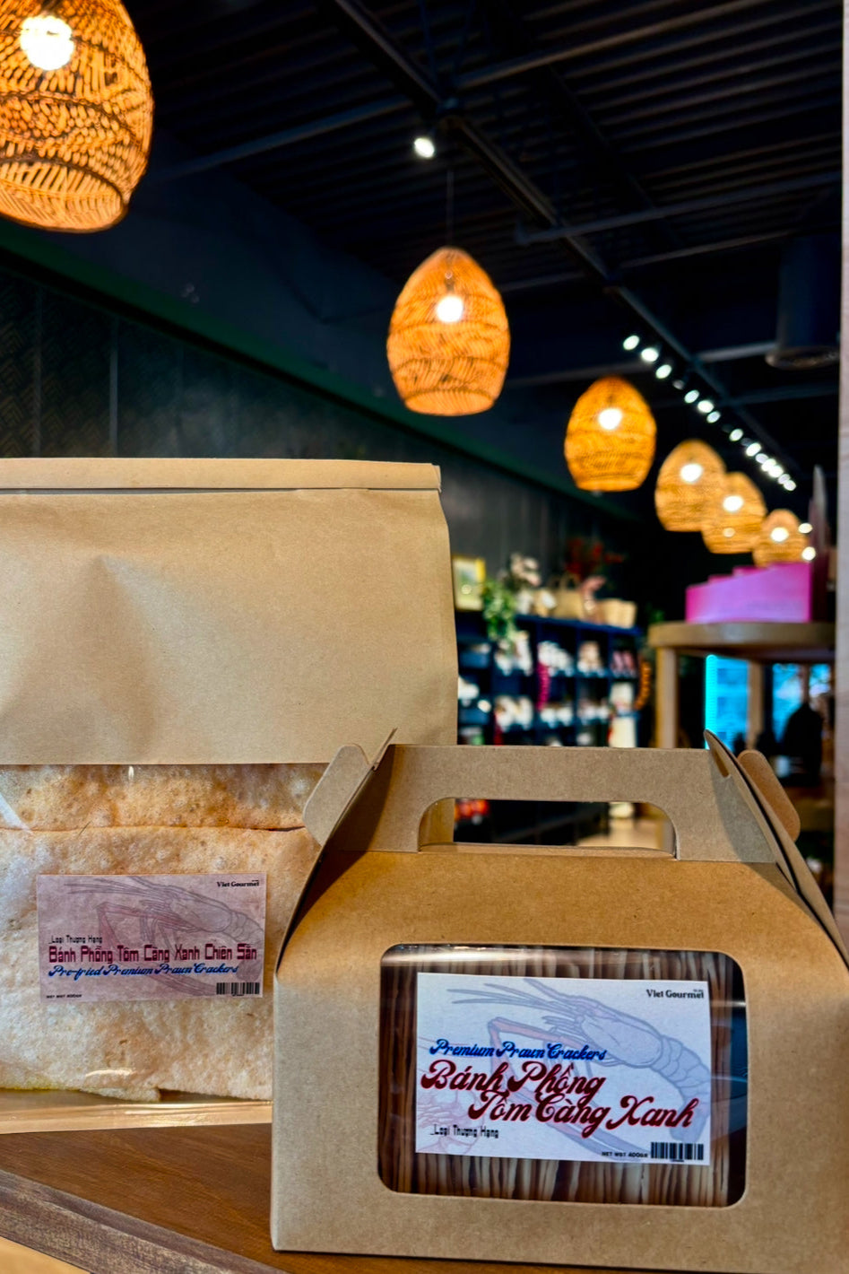 Viet Gourmet - Bánh Phồng Tôm Càng Xanh Chiên Sẵn | Pre-fried Premium Prawn Crackersy