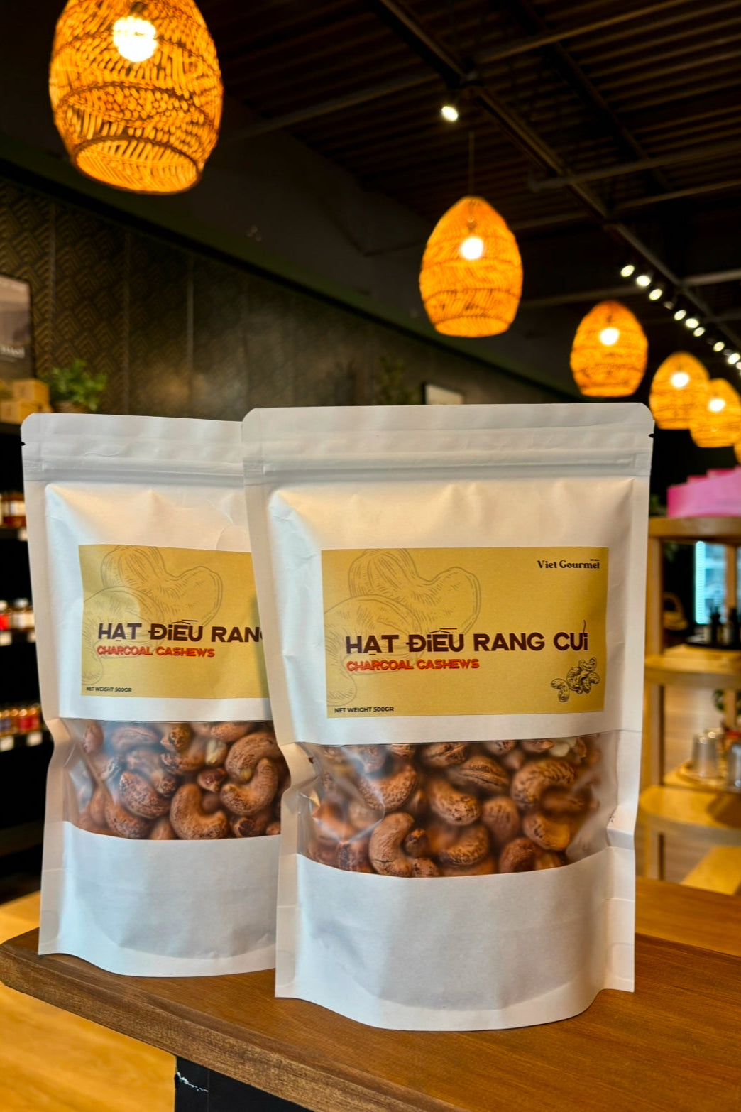 Viet Gourmet - Hạt Điều Rang Củi | Charcoal Cashews