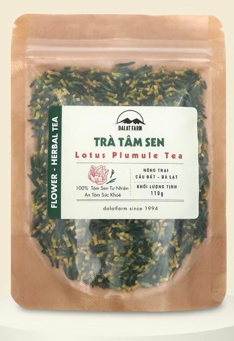 Đà Lạt Farm - Trà Tâm Sen | Lotus Plumule Tea [bag/110g]