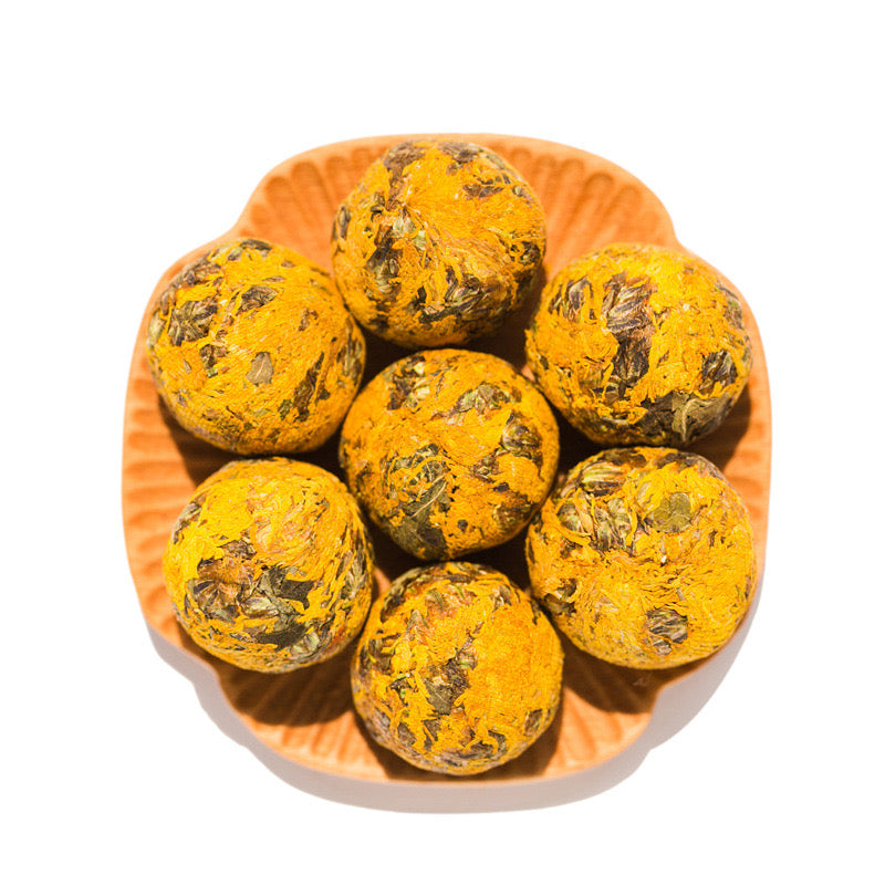 Viet Gourmet - Trà Viên Hoa Cúc | Yellow Chrysanthemum Ball