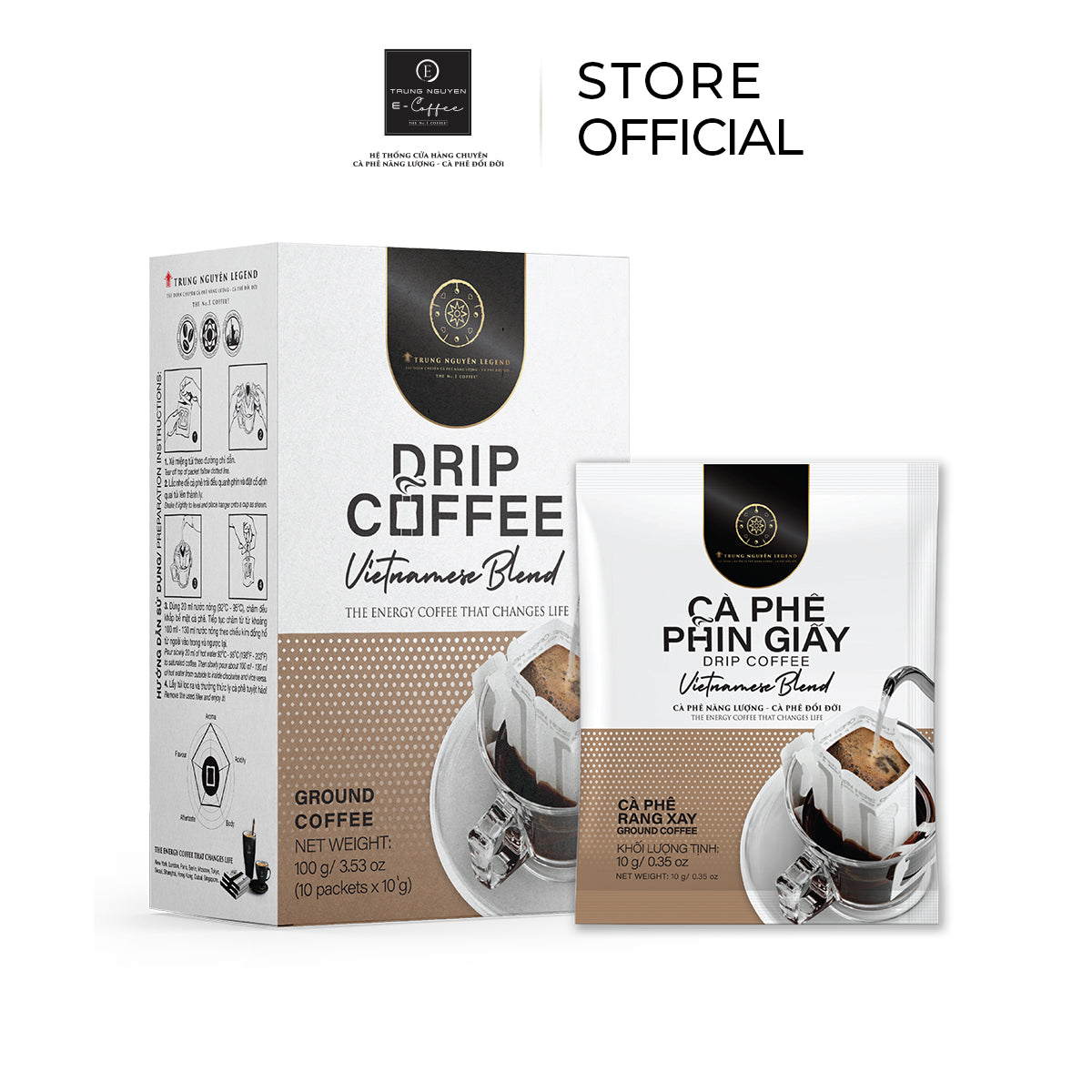 Trung Nguyên - Cà Phê Phin Giấy | Drip Coffee Vietnamese Blend [Sample]