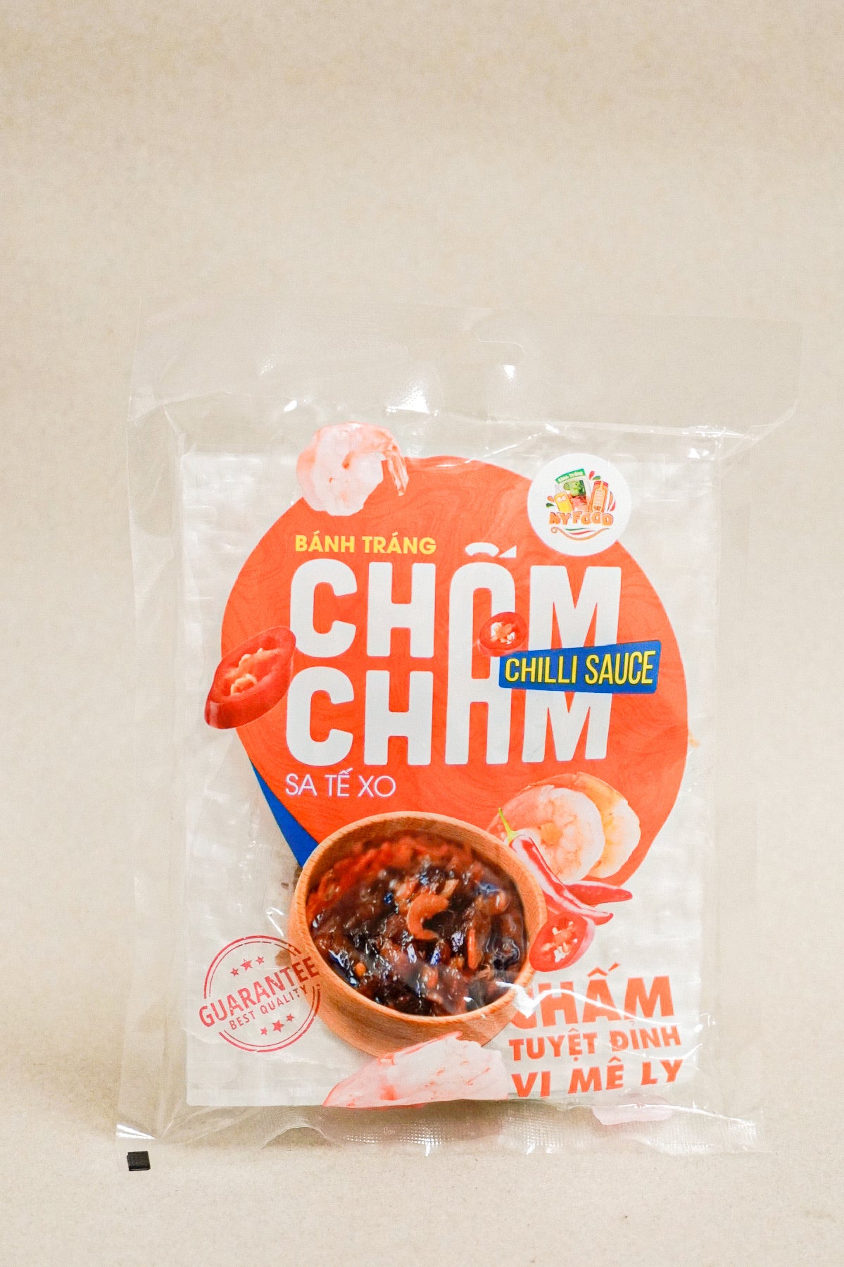 Viet Gourmet - Bánh Tráng Chấm Sốt Sa Tế XO | XO Satay Sauce Rice Paper Dip [bag/80gr]