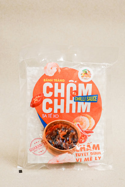 Viet Gourmet - Bánh Tráng Chấm Sốt Sa Tế XO | XO Satay Sauce Rice Paper Dip [bag/80gr]