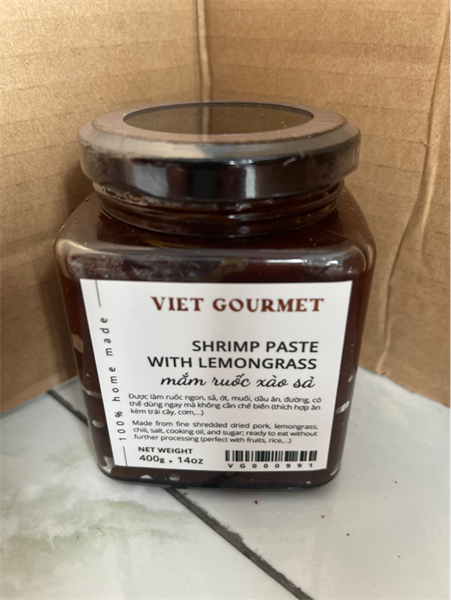 Viet Gourmet - Mắm Ruốc Xào Sả |
Stir-fried Fermented Shrimp Paste with Lemongrass
