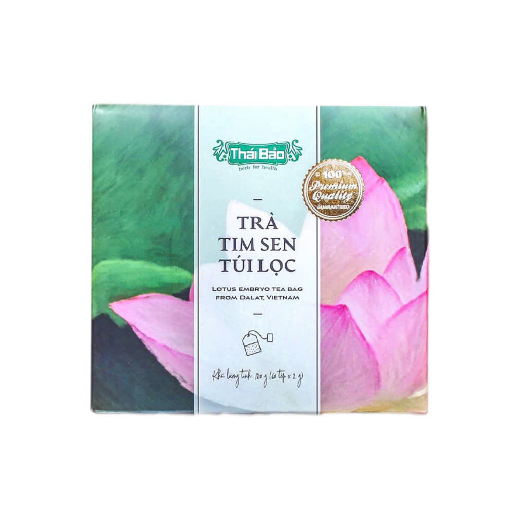 Thái Bảo - Trà Tim Sen Túi Lọc | Lotus Embryo Tea Bag