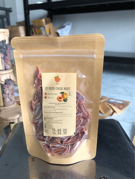 Ngon Lạ Đà Lạt - Xí Muội Chua Ngọt Cắt Lát | Sliced Sweet & Sour Salted Plums [bag/80gr]