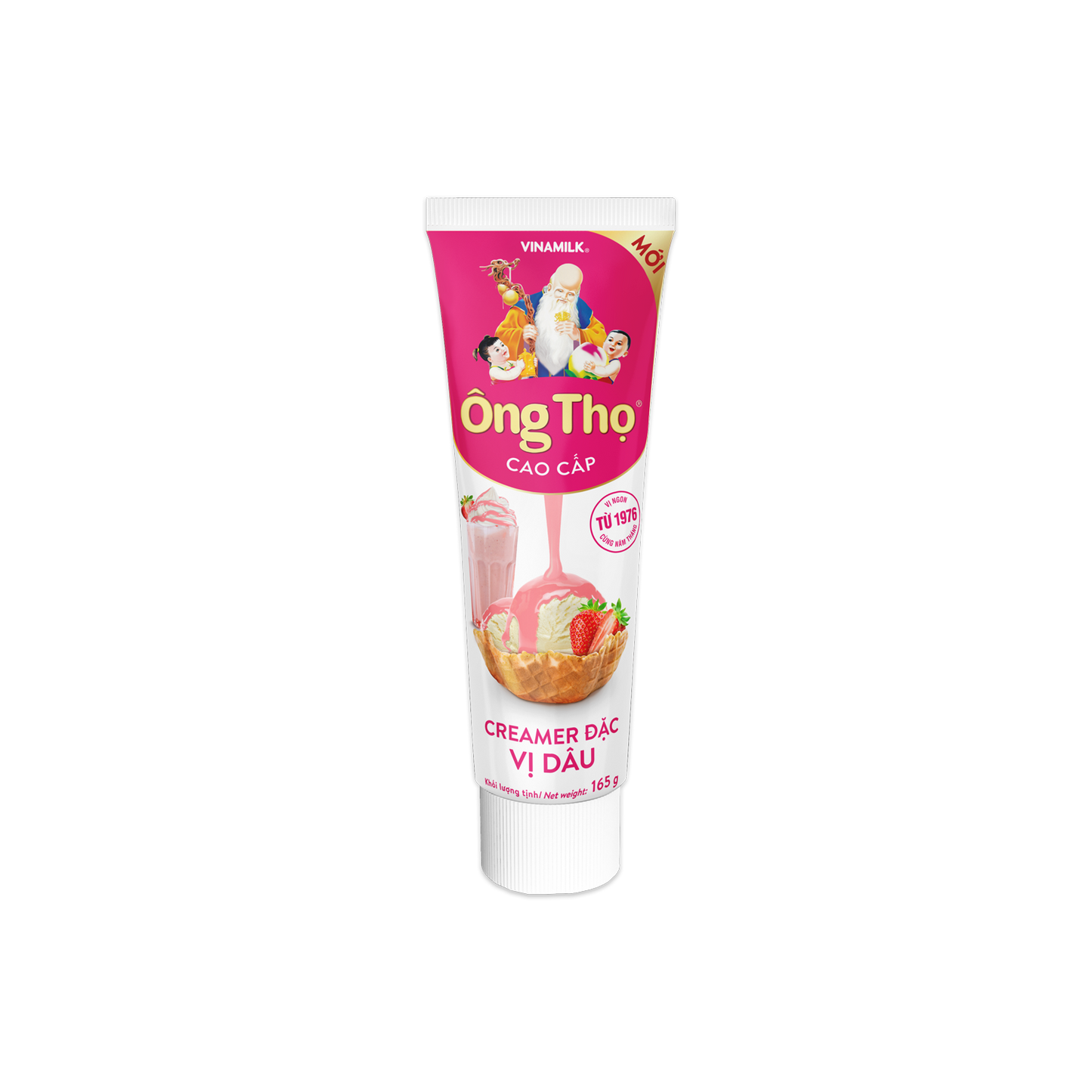 Vinamilk - Sữa Đặc Ông Thọ Vị Dâu | Creamer Strawberry Flavor