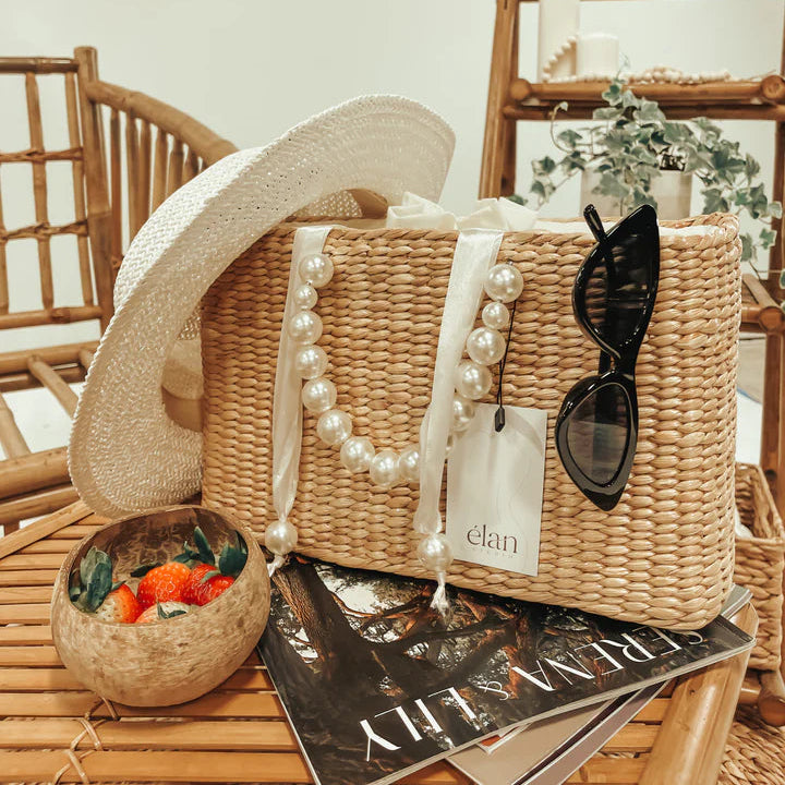 Emiline - Beach Straw Tote