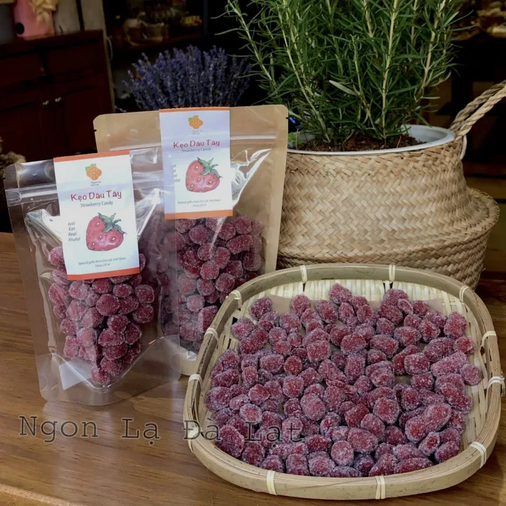 Ngon Lạ Đà Lạt - Kẹo Dâu Tây | Strawberry Candy [bag/350gr]