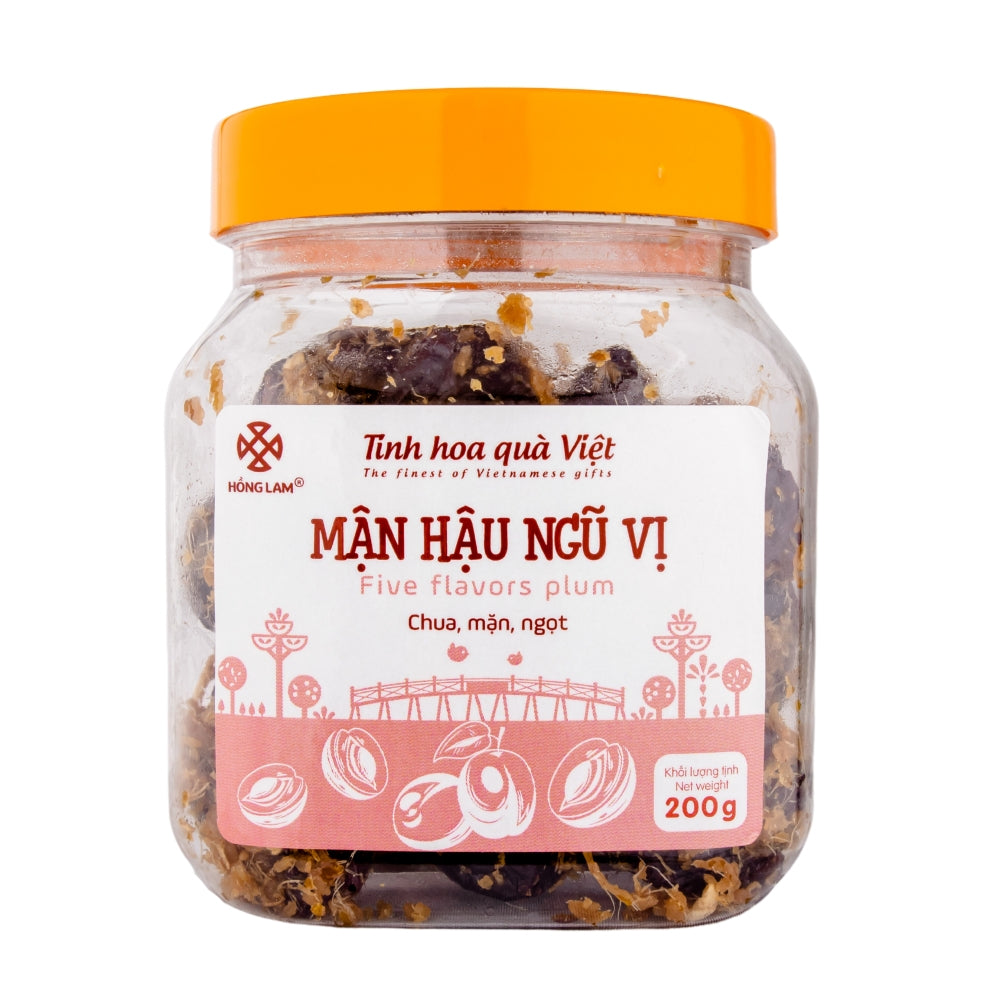 Hồng Lam - Mận Hậu Ngũ Vị | Five Flavors Plum [bottle/200gr]