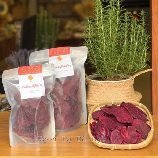 Ngon Lạ Đà Lạt - Khoai Lang Tím Sấy Mật Ong | Honey Purple Sweet Potato Chips