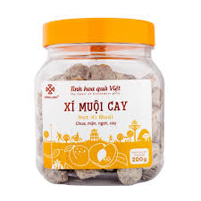 Hồng Lam - Xí Muội Cay | Hot Spicy Xi Muoi [bottle/200gr]