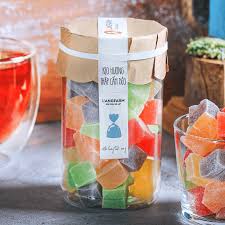 L'angFarm - Kẹo Hương Thập Cẩm Dẻo | Mixed Flavor Jelly Candy [bottle/270gr]
