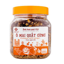 Hồng Lam - Ô Mai Quất Gừng | Kumquat W Ginger [jar/200gr]
