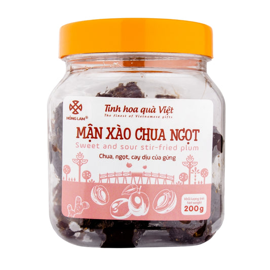 Hồng Lam - Mận Xào Chua Ngọt | Sweet & Sour Stir - fied Plum [jar/200gr]