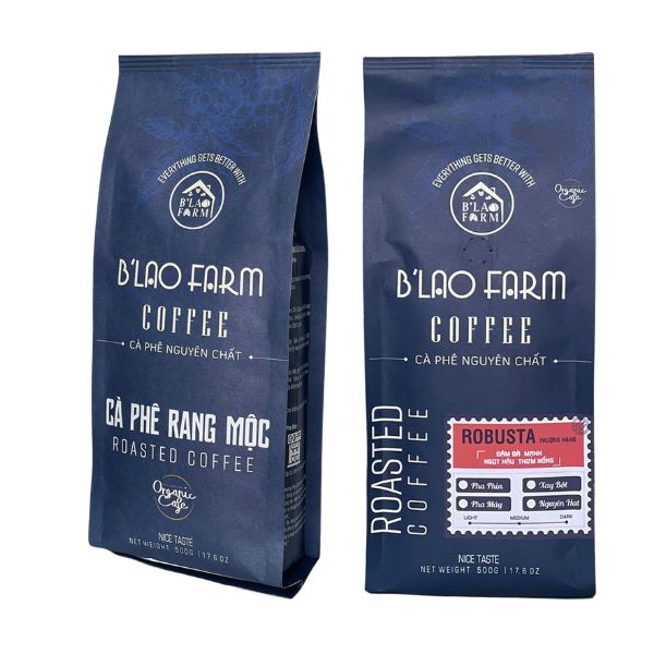 B'Lao Farm - Robusta Nguyên Hạt | Robusta Whole Bean Coffee [bag/250gr]