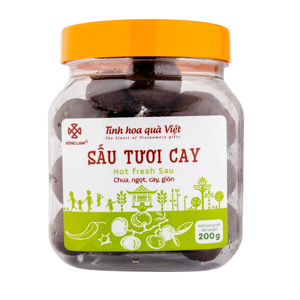 Hồng Lam - Sấu Tươi Cay | Hot Fresh Sau [jar/200gr]