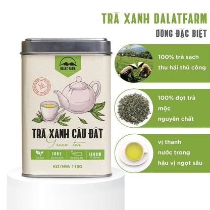 Đà Lạt Farm - Trà Xanh Cầu Đất | Green Tea [can/110gr]