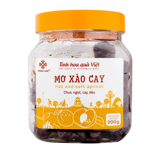 Hồng Lam - Mơ Xào Cay | Hot & Soft Apricot [jar/200gr]