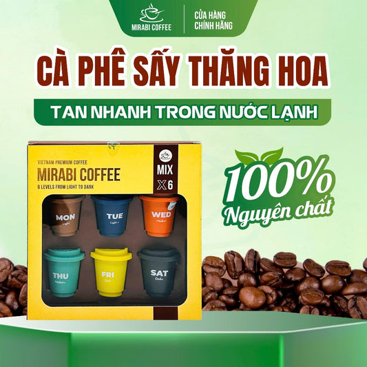 Mirabi - Cà Phê Sấy Set Mix Vị | Mixed Flavor Freeze-Dried Coffee Set